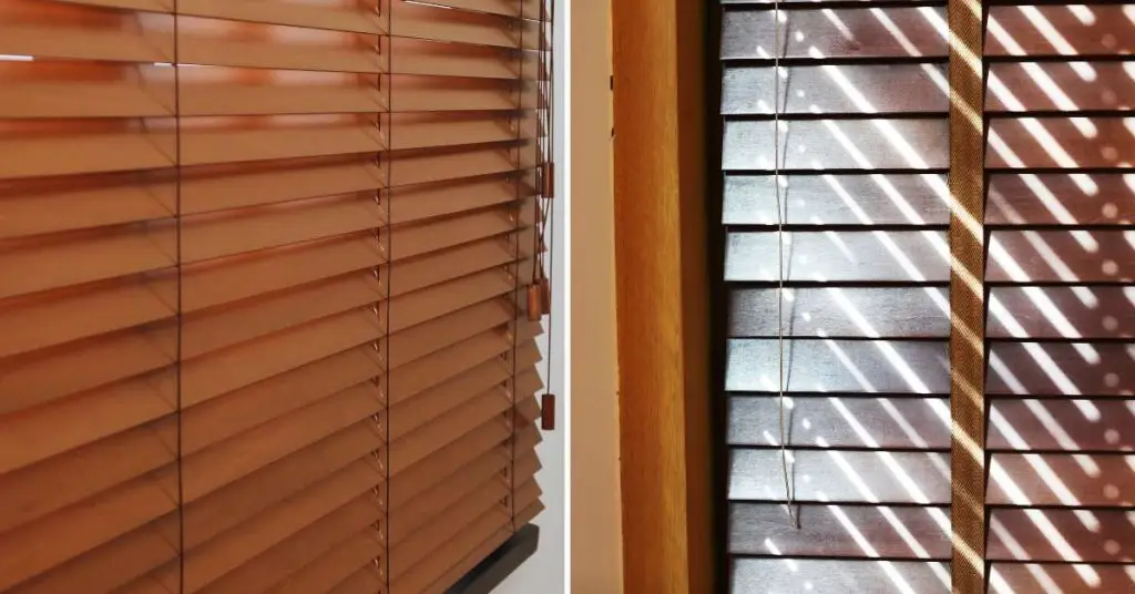 real wood vs faux wood blinds