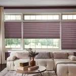 Drapery cellular shade Lutz